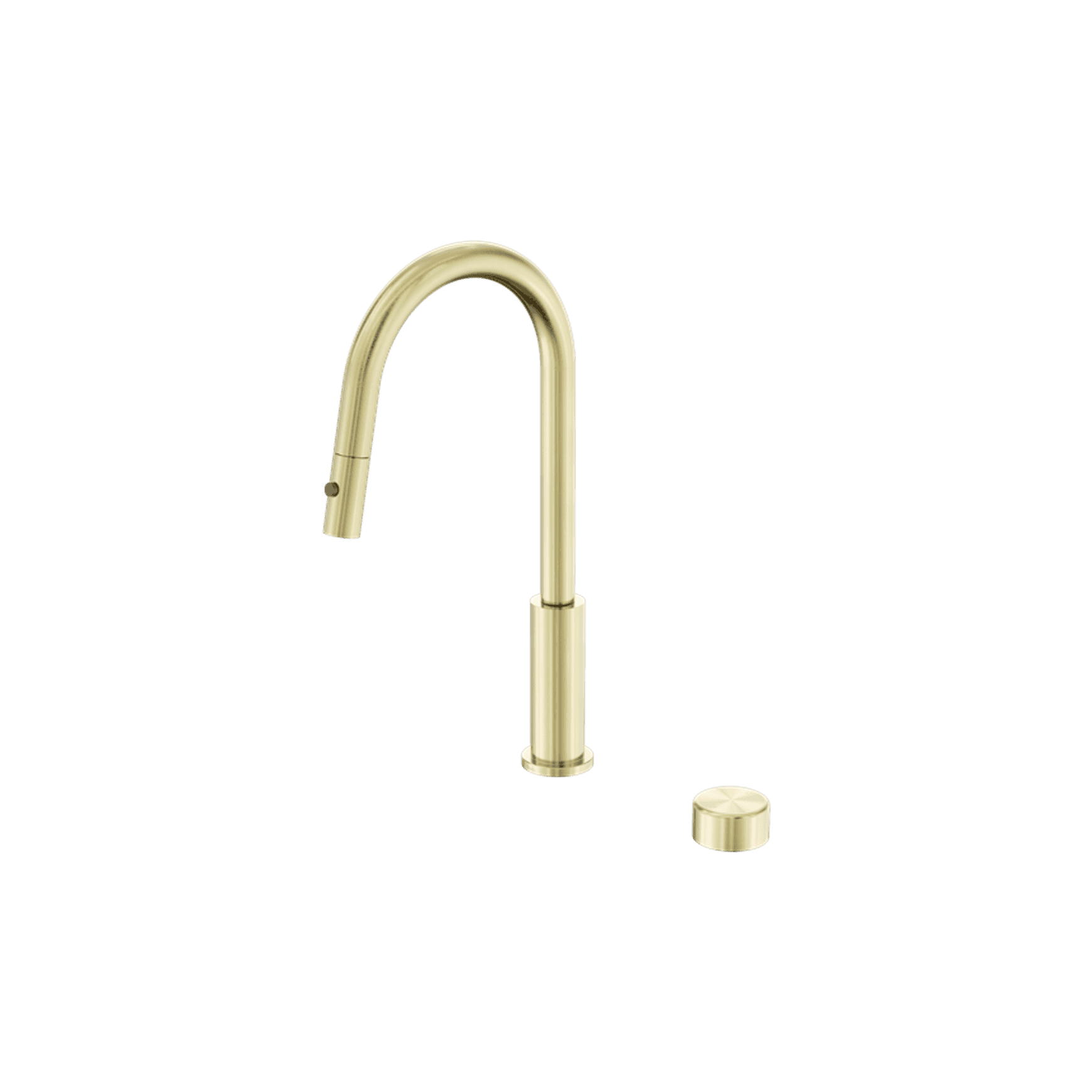 Serenity pull out kitchen Set Metal Handle Brushed Gold
