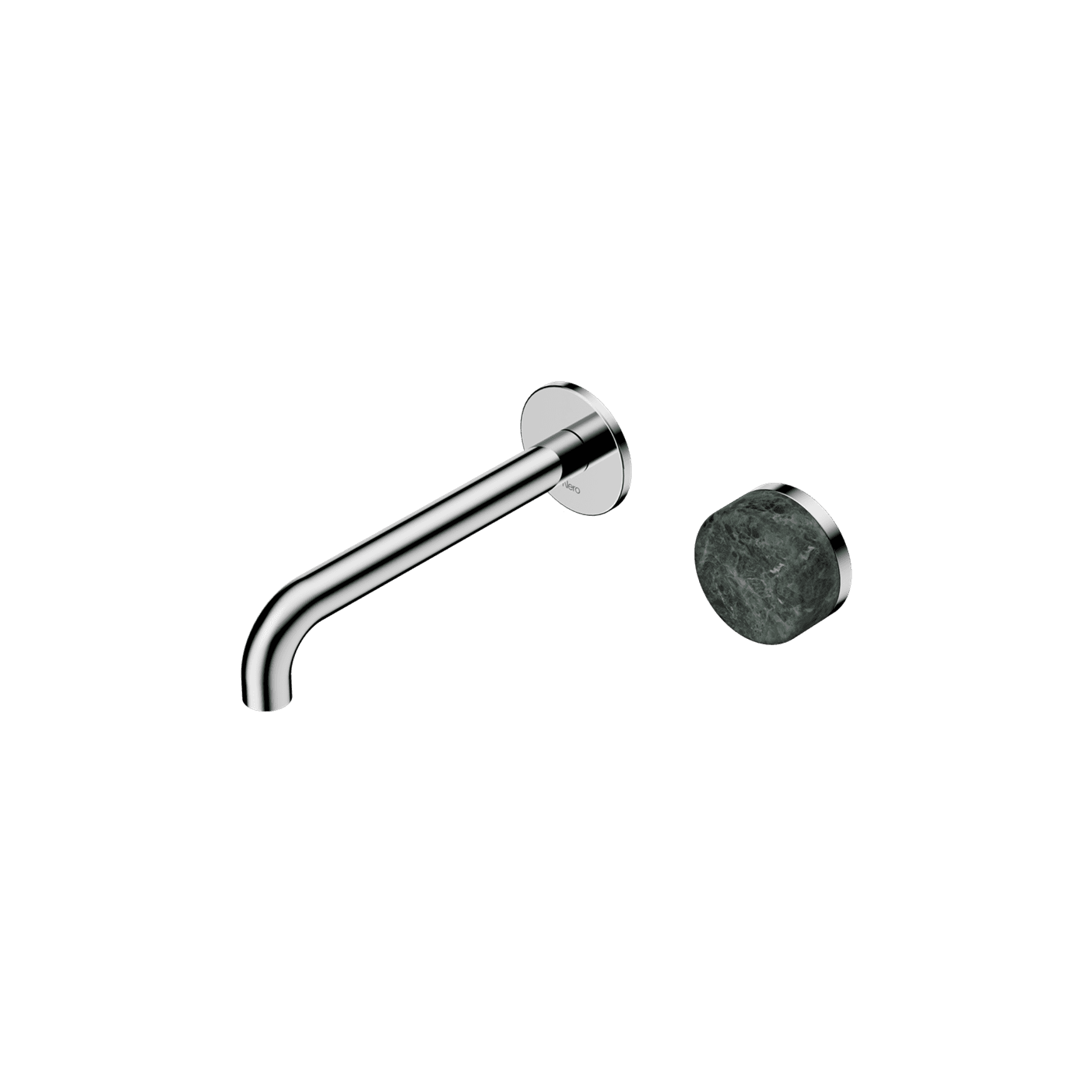 Serenity Wall Basin Mixer 160mm Spout Verde Alpi Handle Chrome