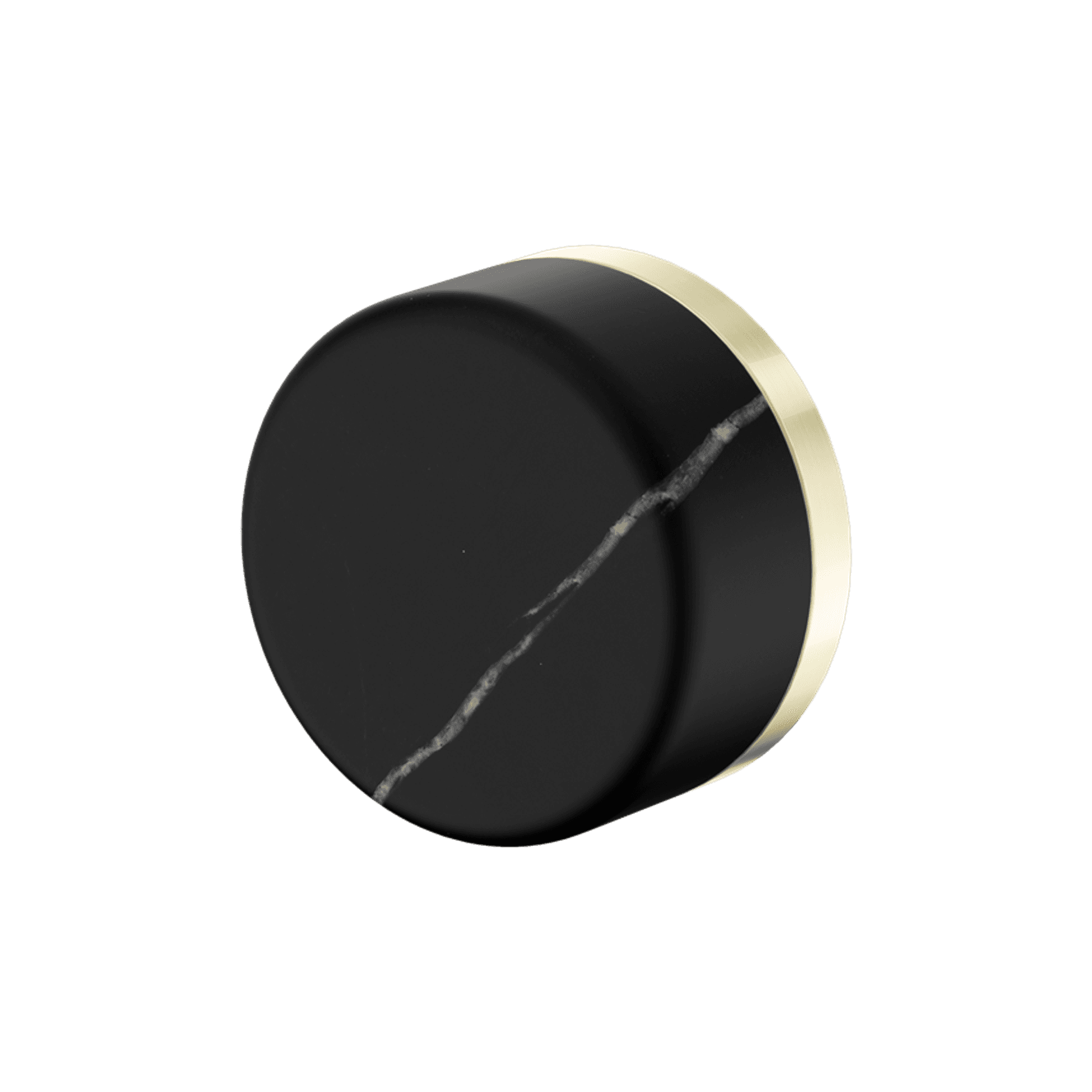 Serenity Shower Mixer Marquina Black Handle Brushed Gold