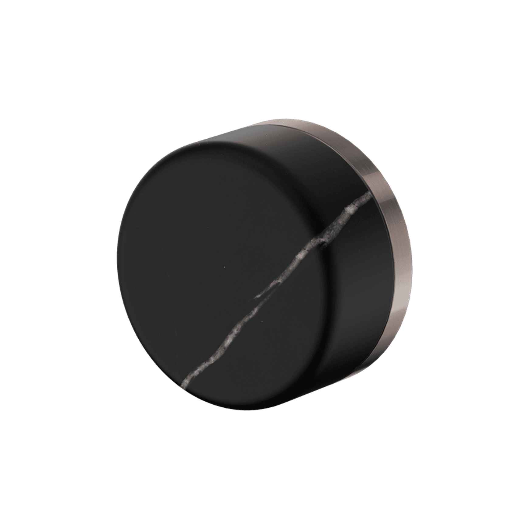 Serenity Shower Mixer Marquina Black Handle Brushed Bronze