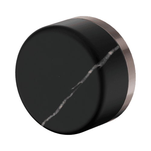 Serenity Shower Mixer Marquina Black Handle Brushed Bronze