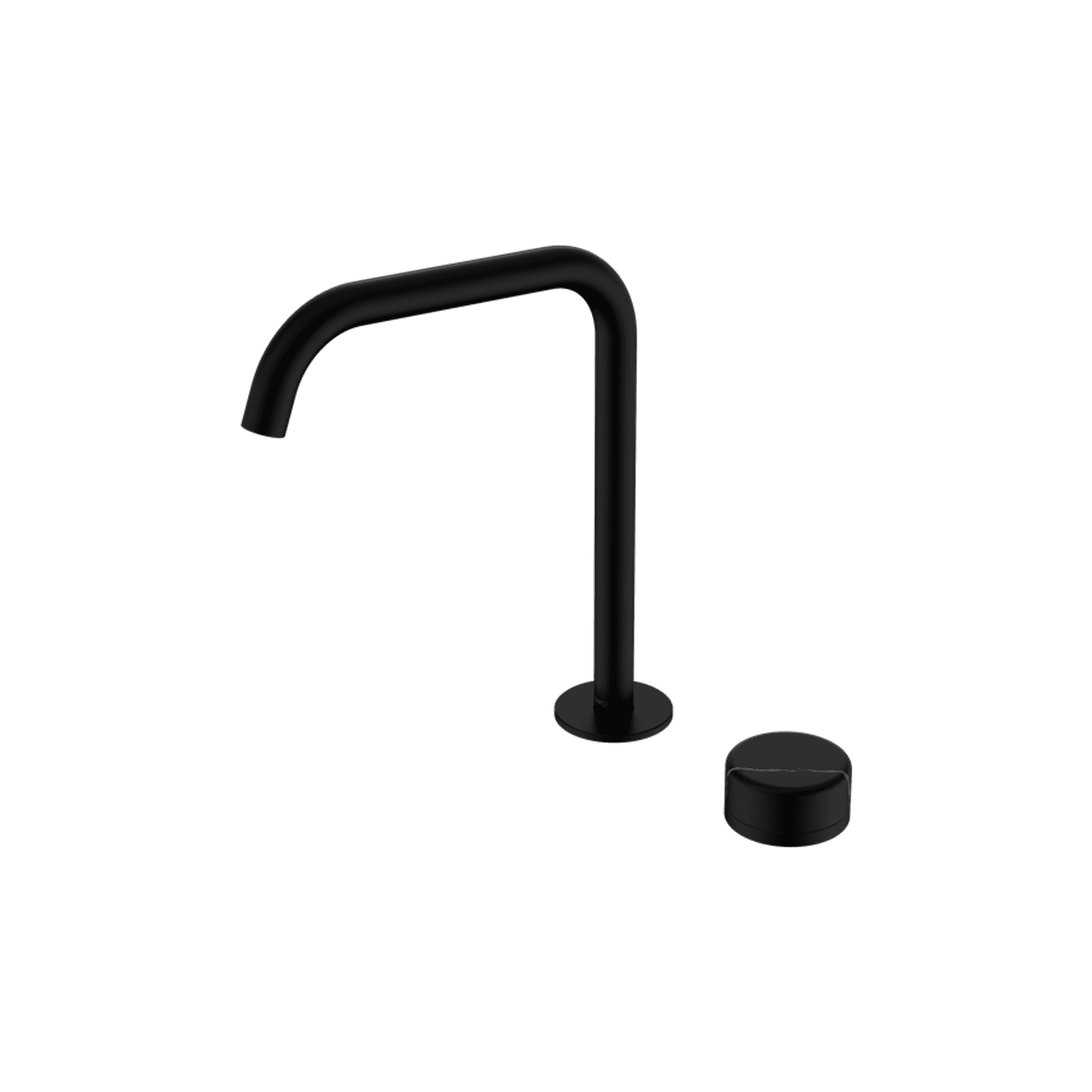 Serenity Bath/Kitchen Mixer Edge Spout Marquina Black Handle Matte Black