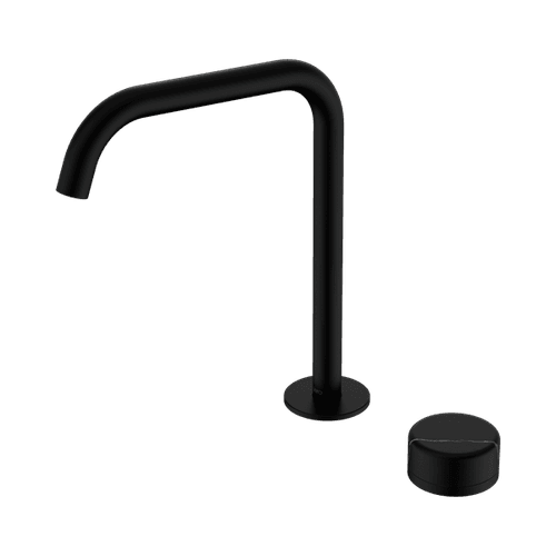 Serenity Bath/Kitchen Mixer Edge Spout Marquina Black Handle Matte Black