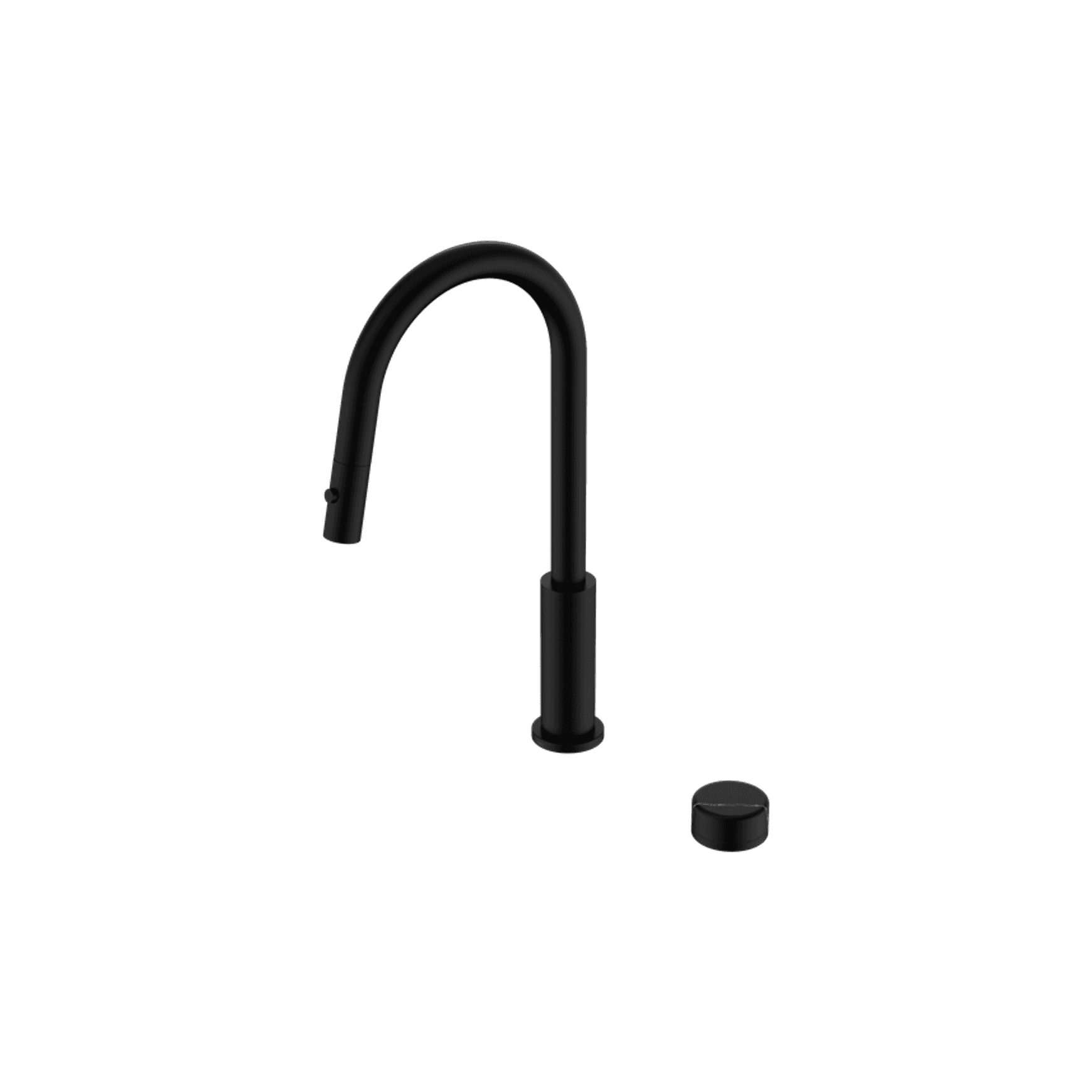 Serenity pull out kitchen Set Marquina Black Handle Matte Black