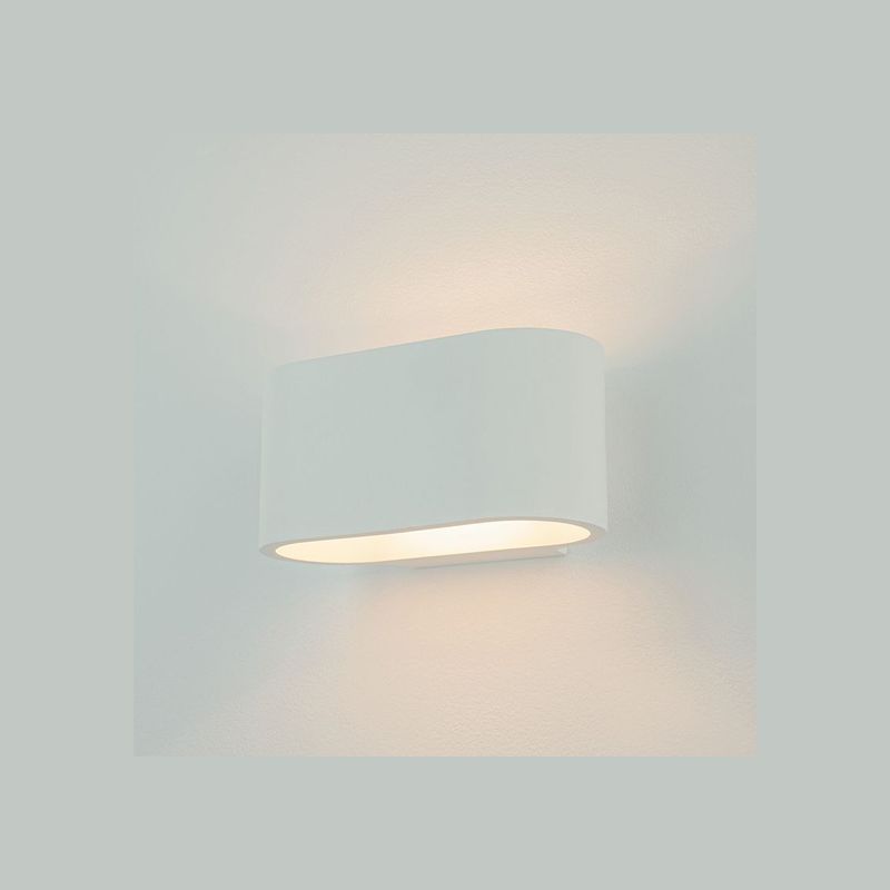 Olympia Ellipse Gypsum Wall Light