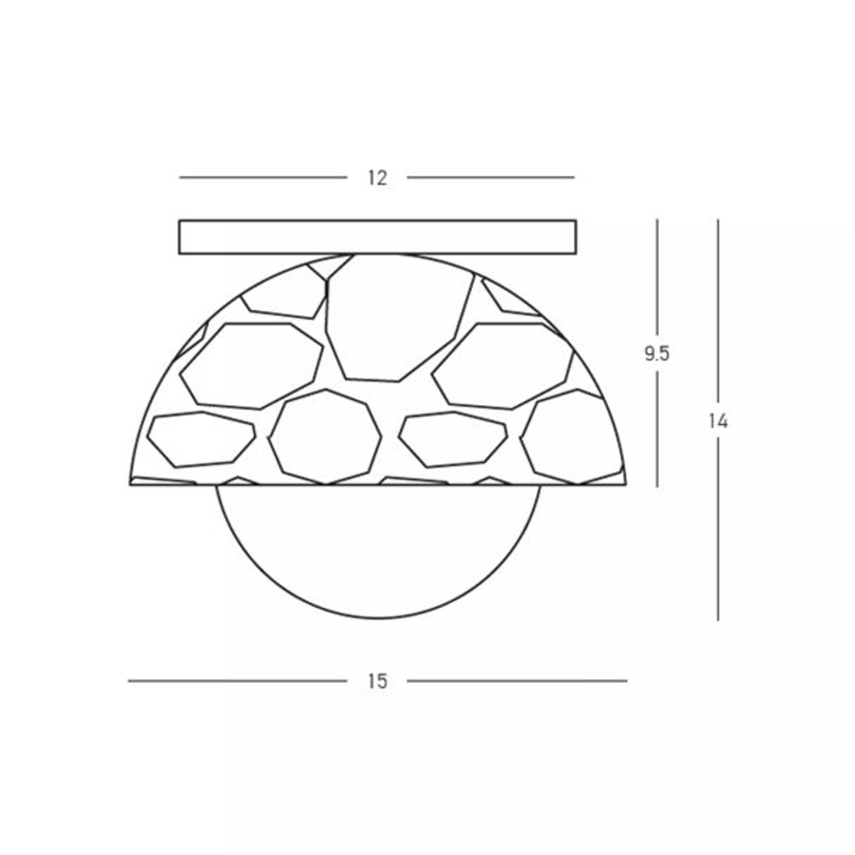 Petra Orb Wall Light