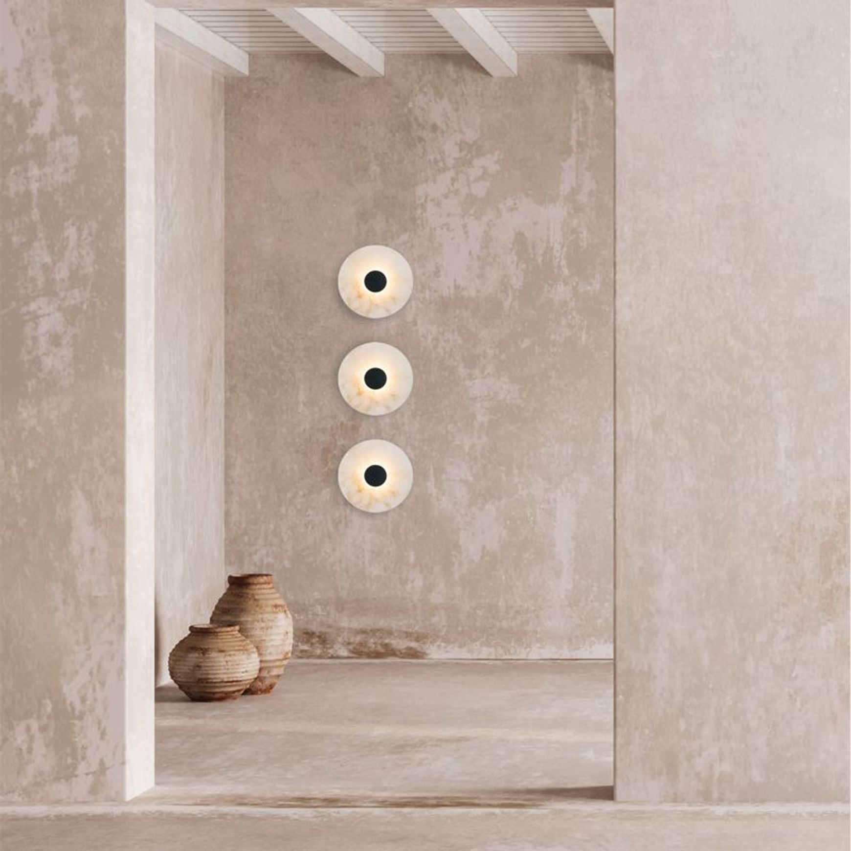 Zeus Discus Wall Light