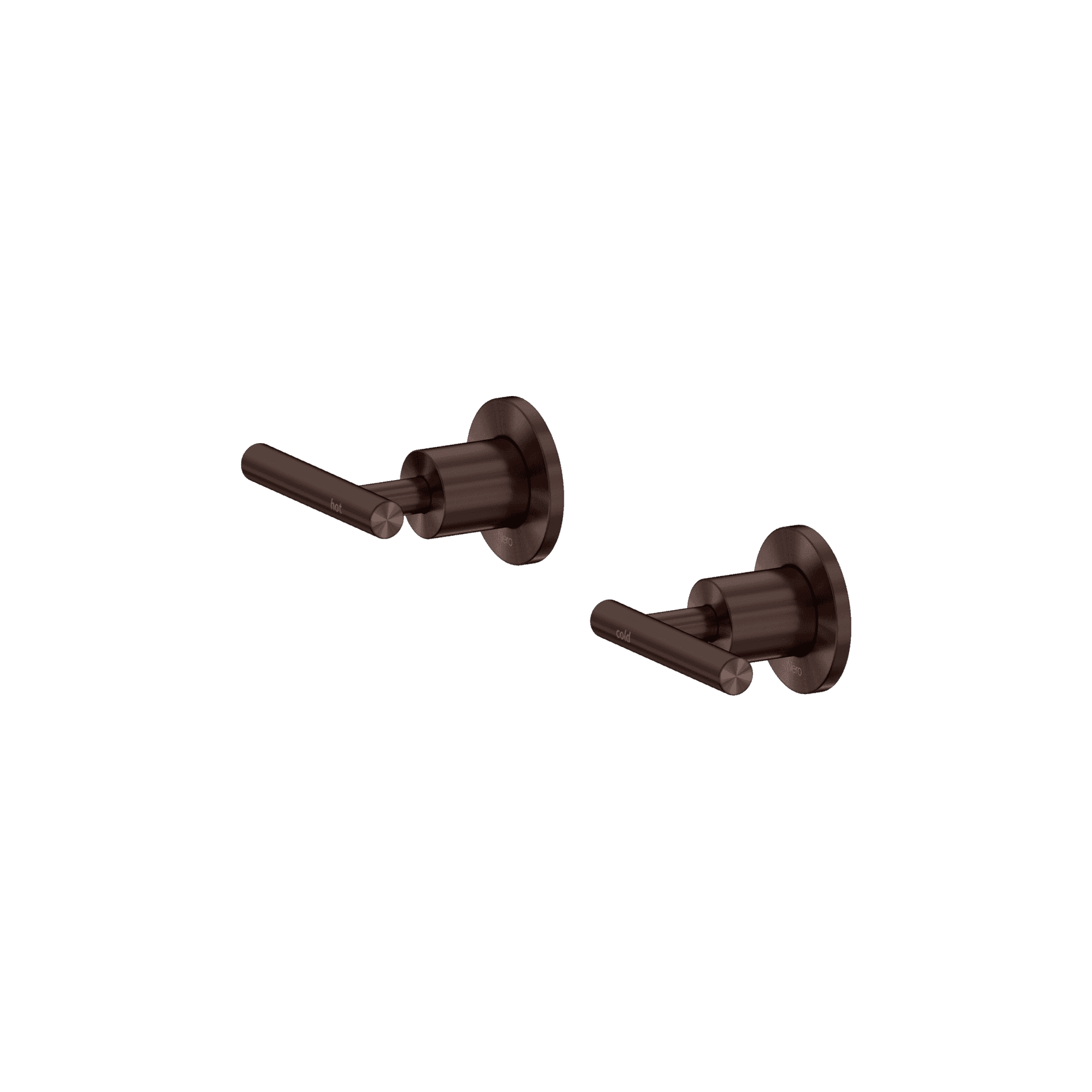 Mecca Lever Wall Top Assemblies - Shallow Fit  Rome Bronze