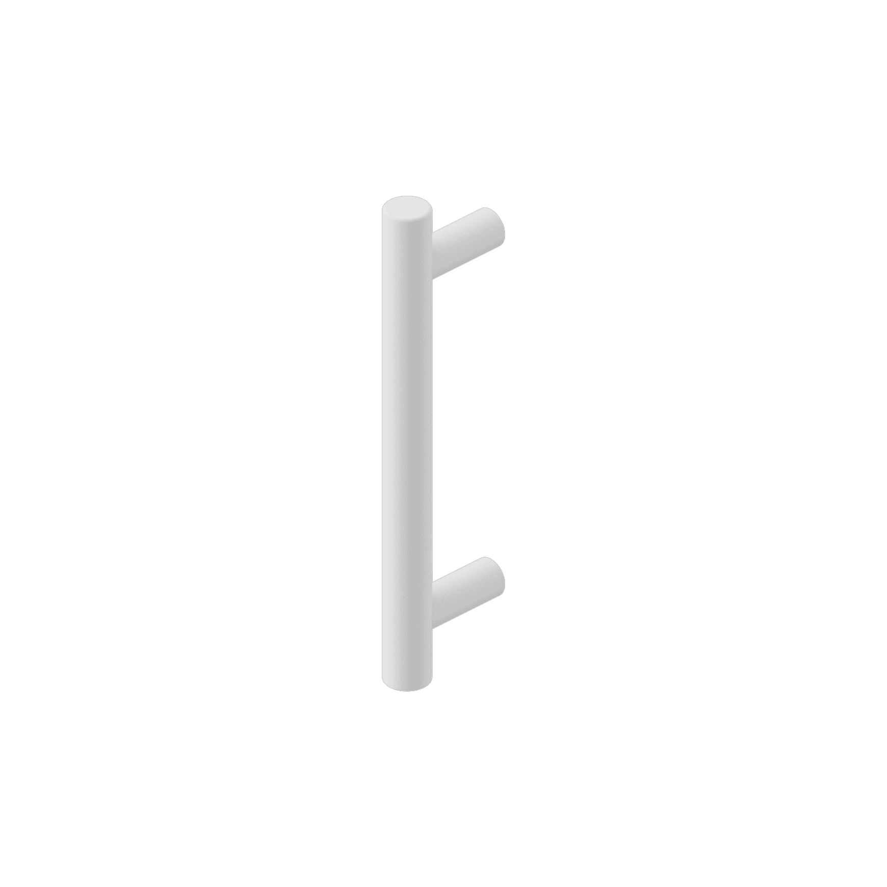 Mecca Pull Handle 130mm Matte White