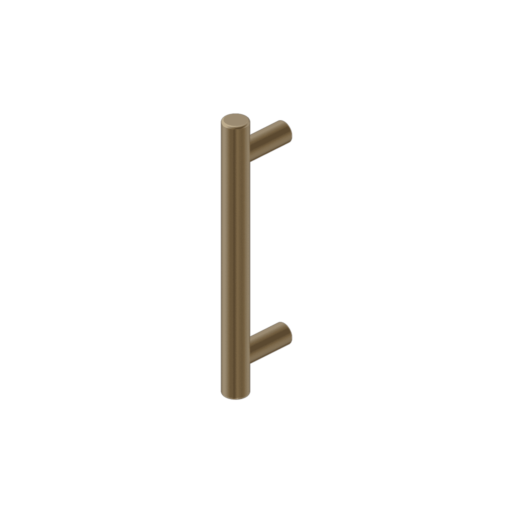 Mecca Pull Handle 130mm Tumbled Antique Brass