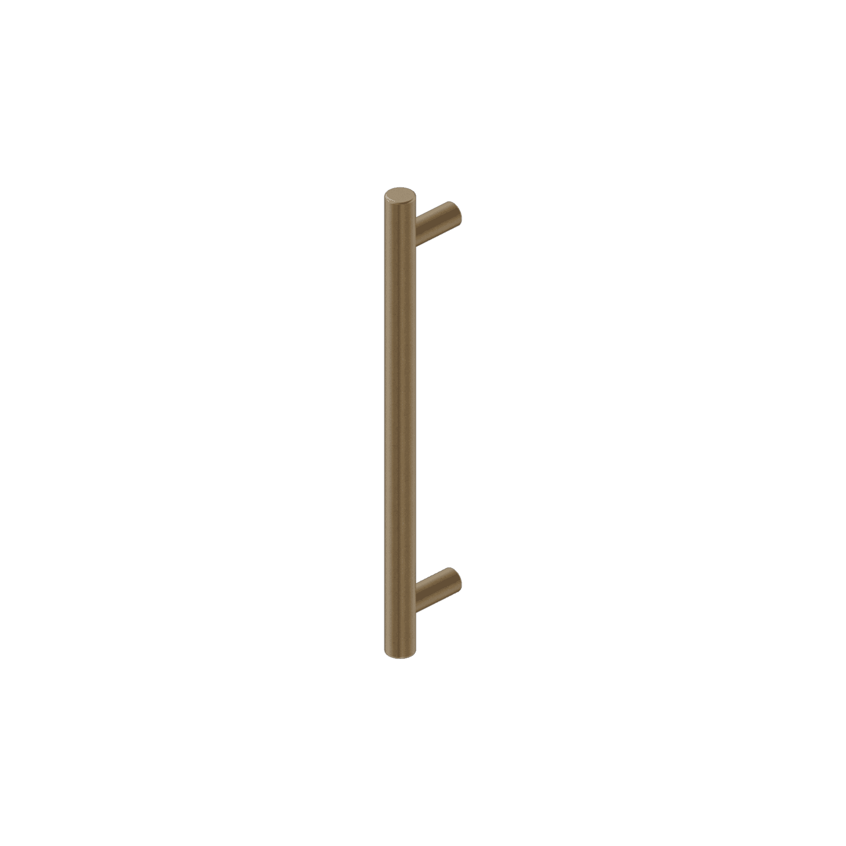Mecca Pull Handle 200mm Tumbled Antique Brass