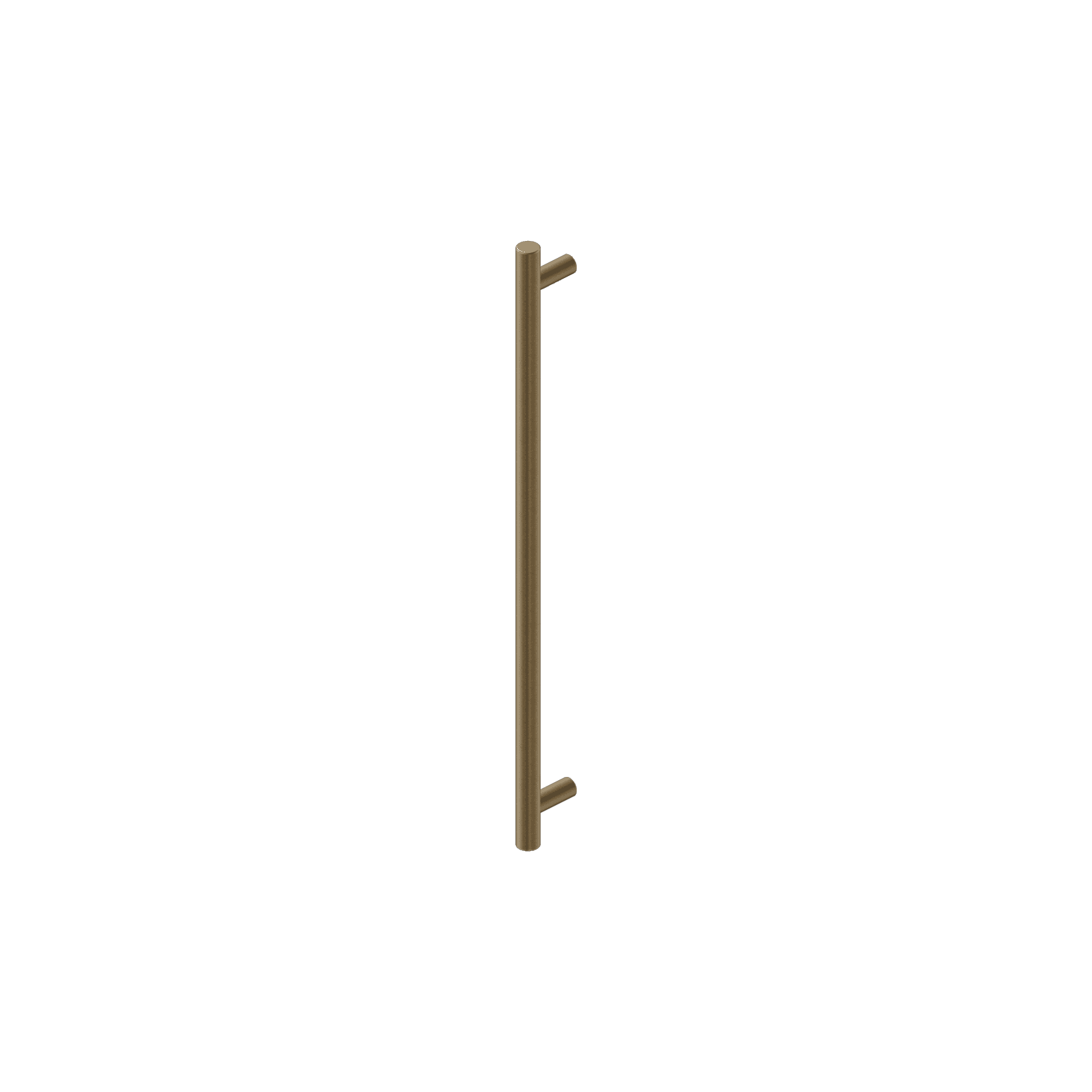 Mecca Pull Handle 330mm Tumbled Antique Brass