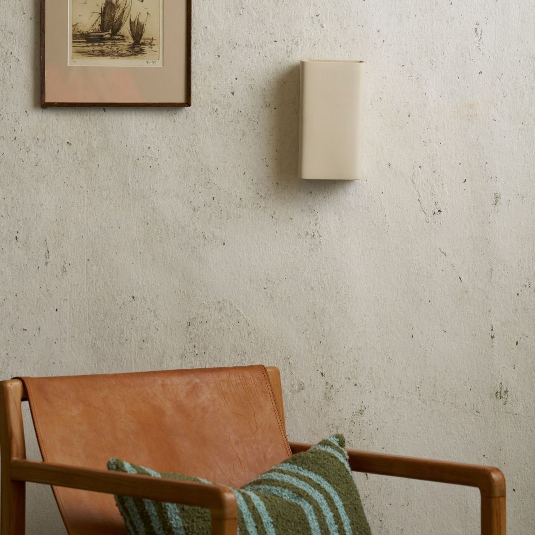 Ceramic Box Wall Light