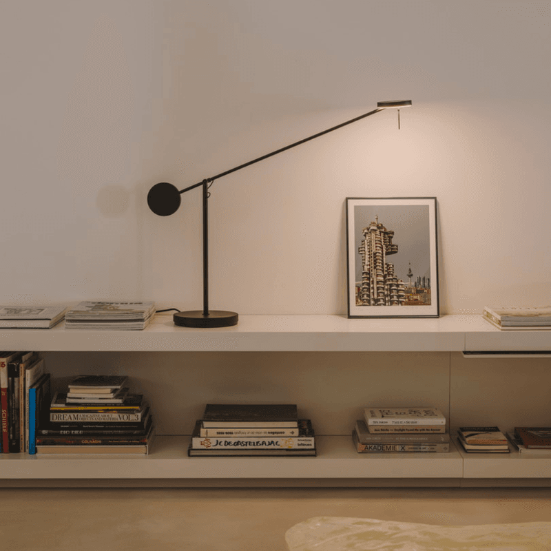 Rolla Table Lamp in Matte Black