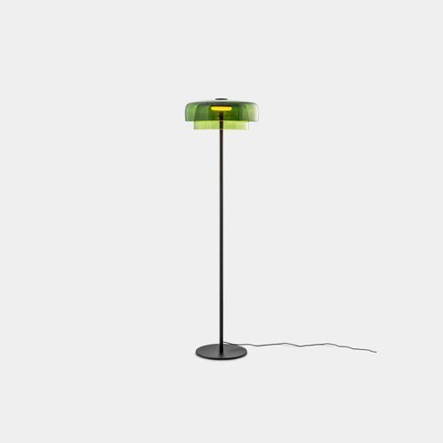 Lark 2 Shade Floor Lamp - 42 cm in Green