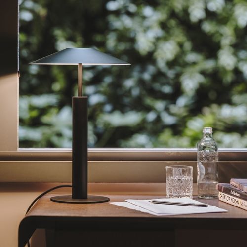 Henri LED Table Lamp in Black