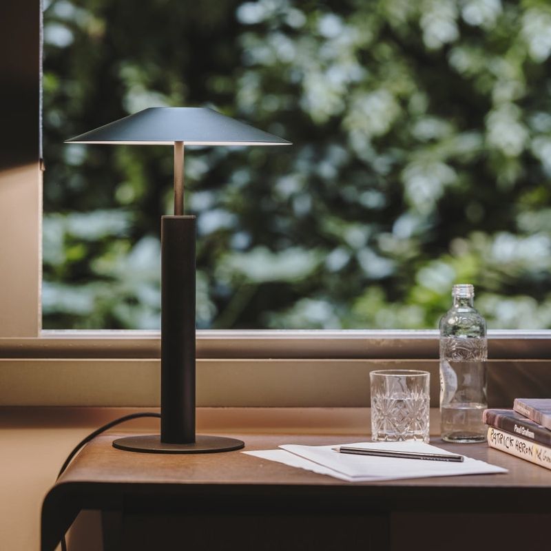 Henri LED Table Lamp in Black