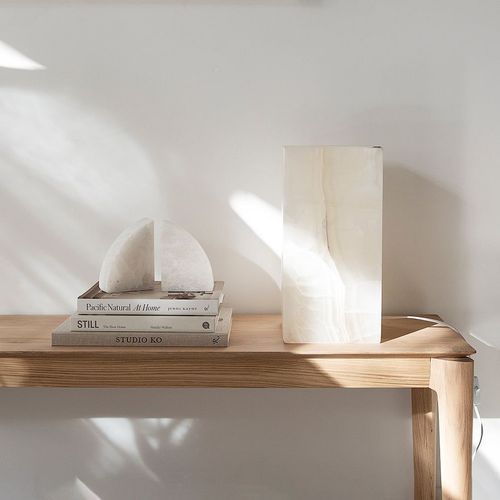 'Lampara' Cubo Onyx Crystalline Lamp / Mexico