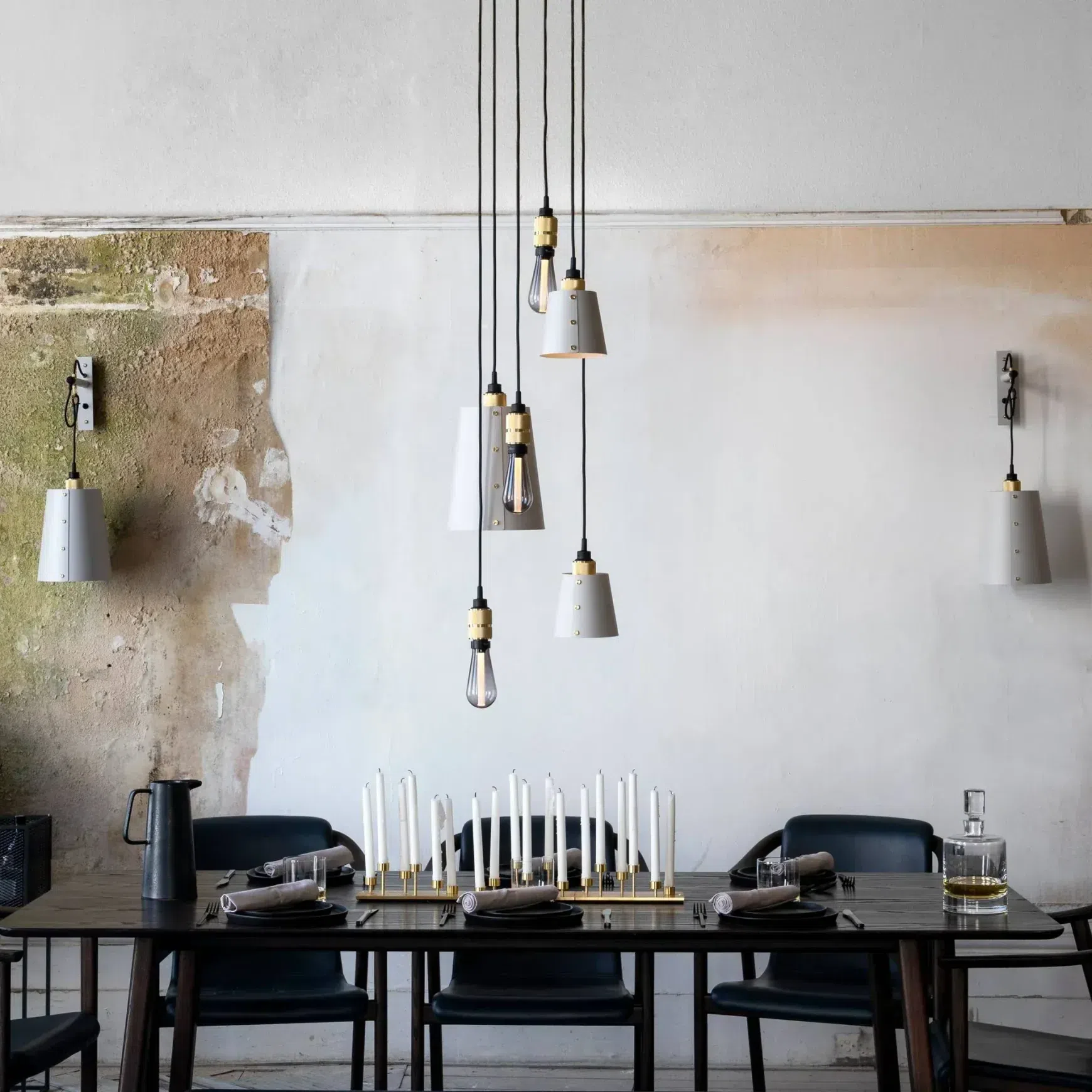 Hooked Wall Light with Shade