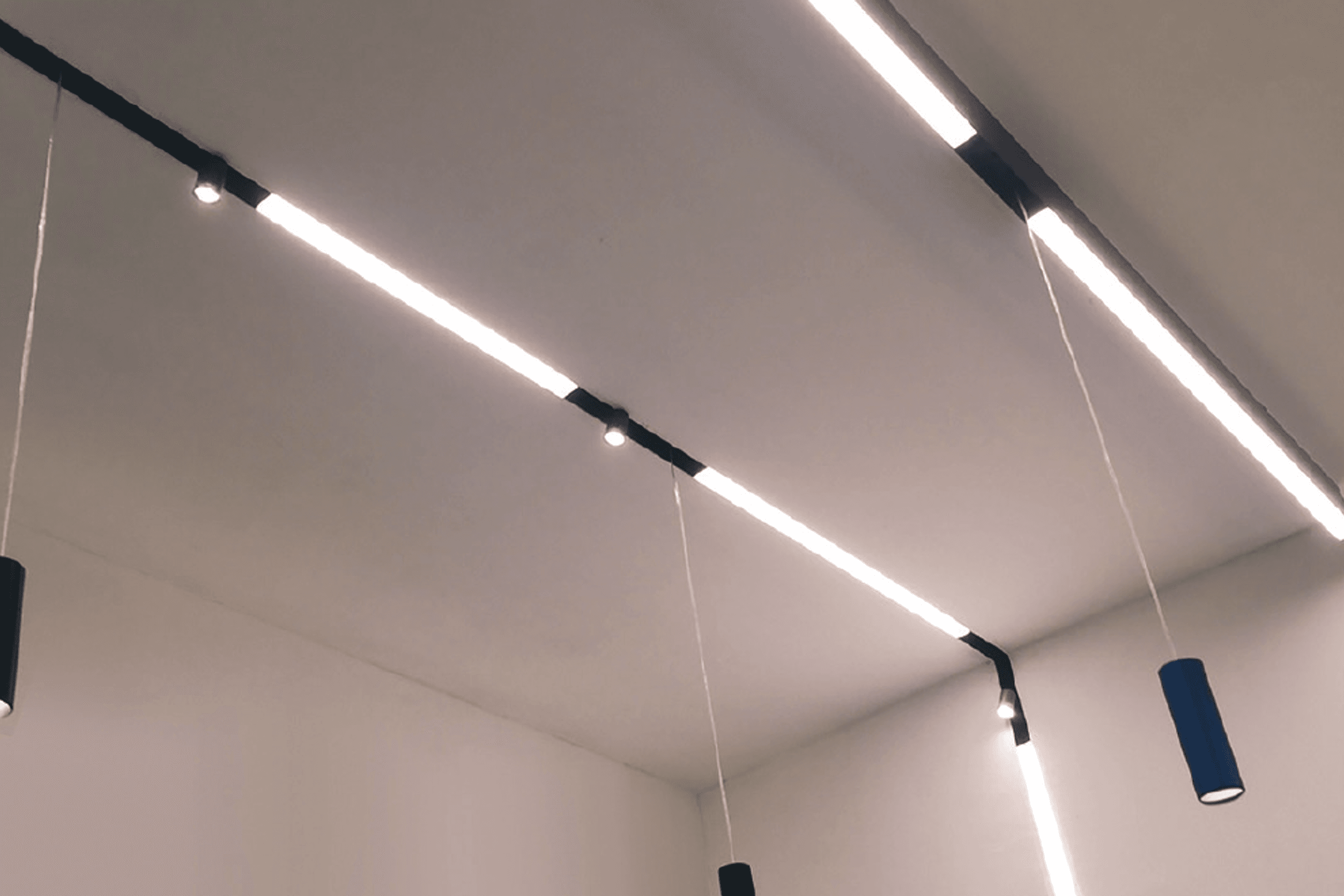 Three Circuit Recessed Track