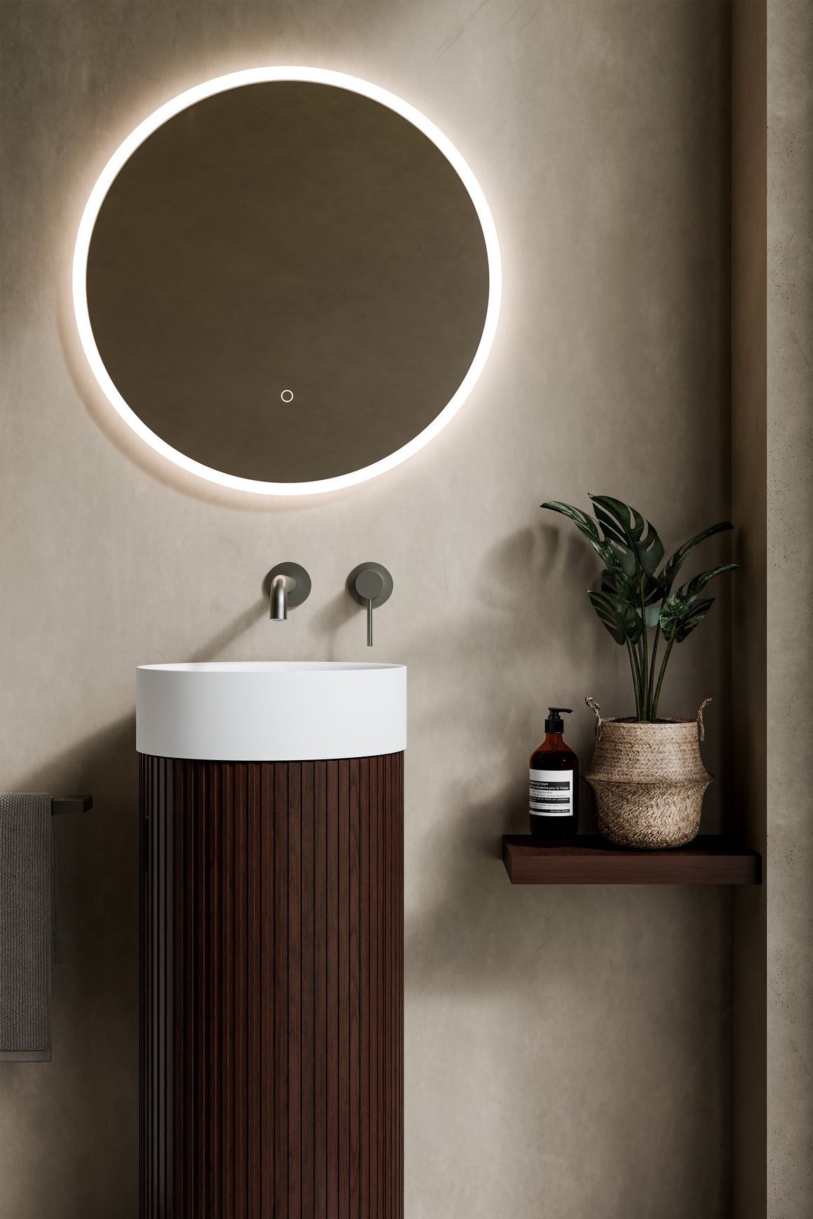 Code Sora Pedestal Vanity | With Basin