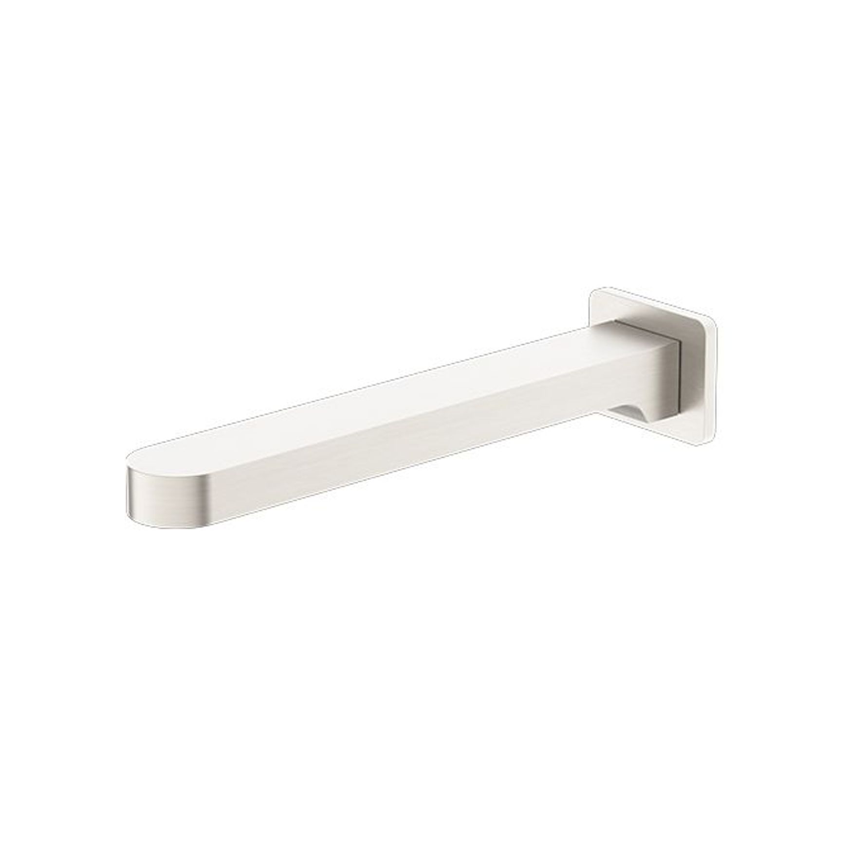 Ecco Fixed Bath Spout Only Brushed Nickel