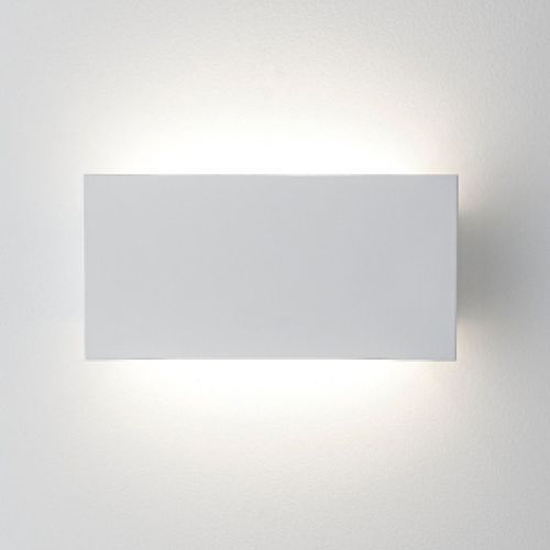 Valencia LED Rectangle Wall Light in White