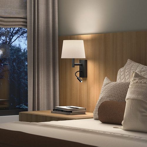 Paige Wall Light in Black & White