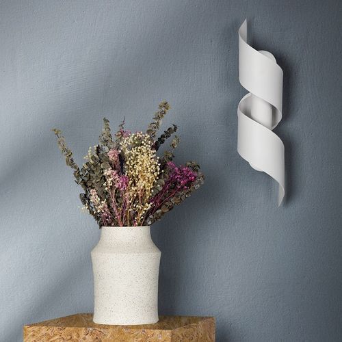 Roam 2 Light Wall Light in Textured White