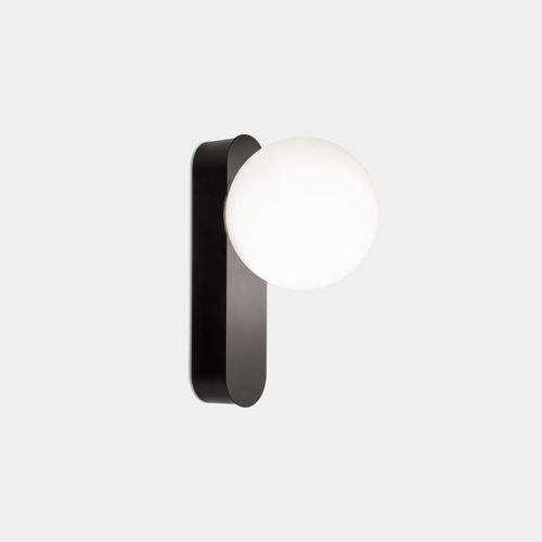 Pearl 1 Light Wall Light in Black
