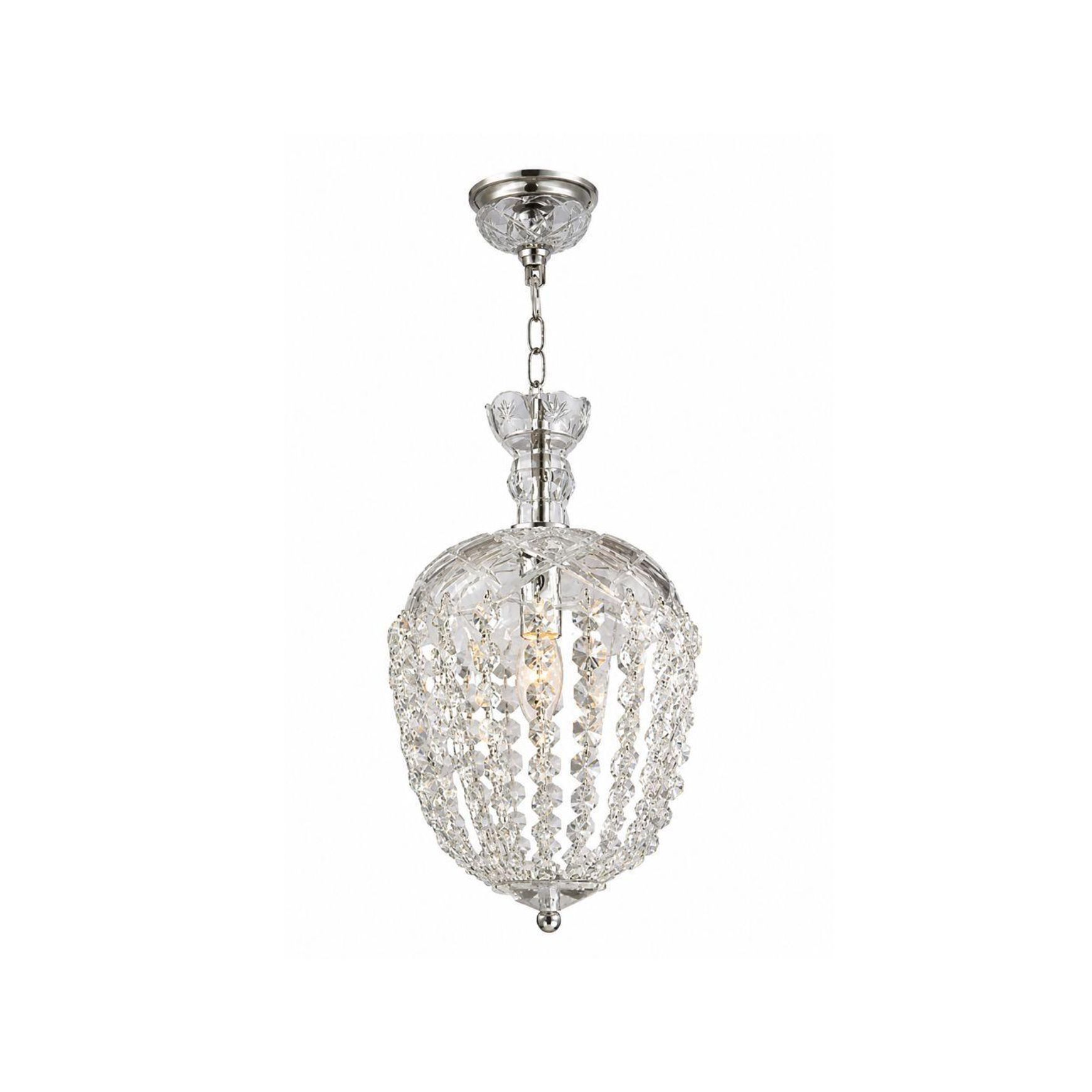 Bohemian Basket Chandelier - Chrome Fixtures - W:20cm