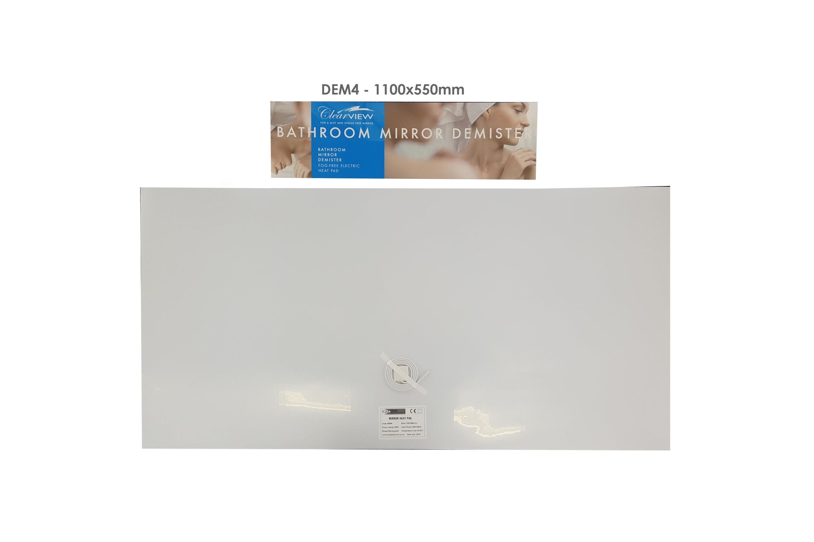 Bathroom Mirror Demister Fog-Free Electric Heat Pad
