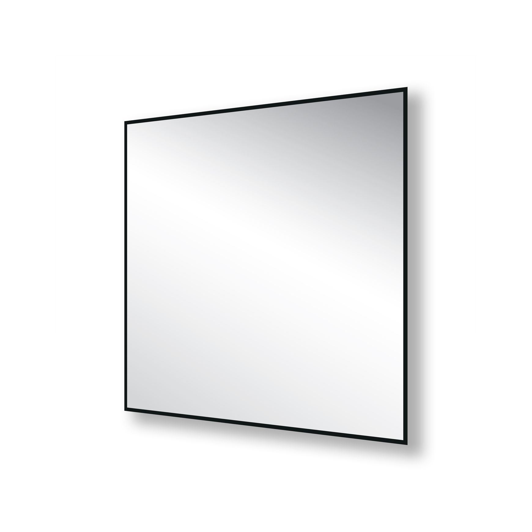 Nero Rectangle Mirror with Hidden Fittings