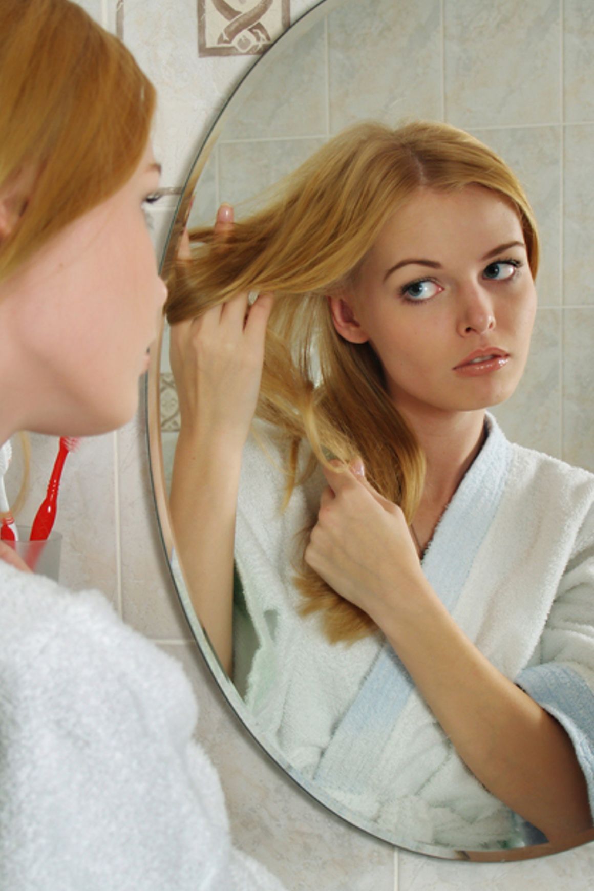 20mm Bevel Edge Oval Mirror with Hidden Fittings