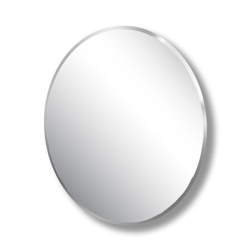 20mm Bevel Edge Round Mirror with Hidden Fittings