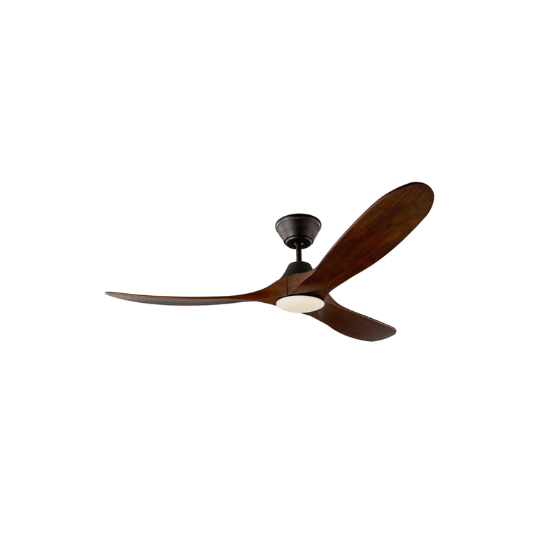 Milano Ceiling Fan - Junior Pewter Light Walnut Blade