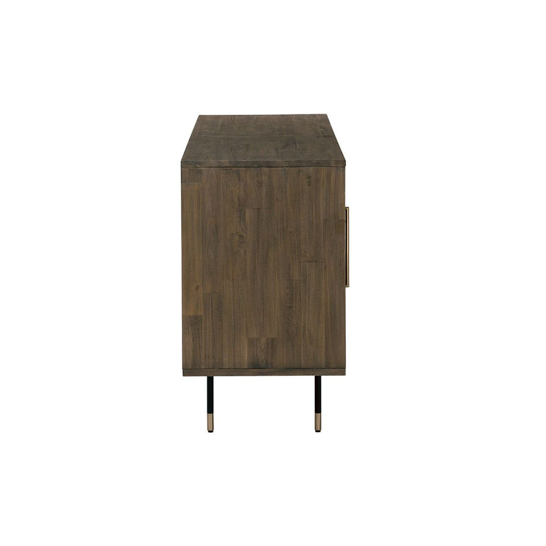 HAMILTON Sideboard Buffet Solid Acacia Wood 160cm - Toffee Colour