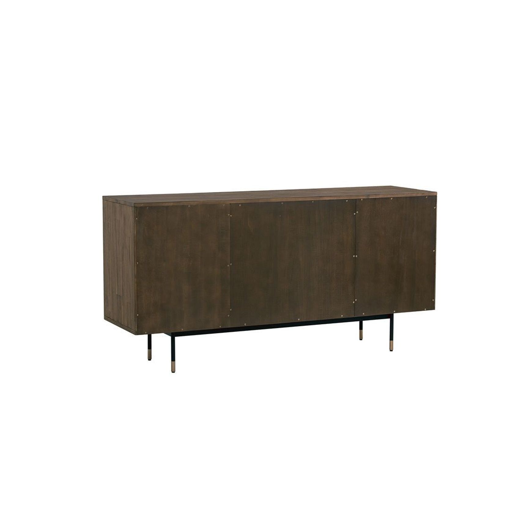 HAMILTON Sideboard Buffet Solid Acacia Wood 160cm - Toffee Colour