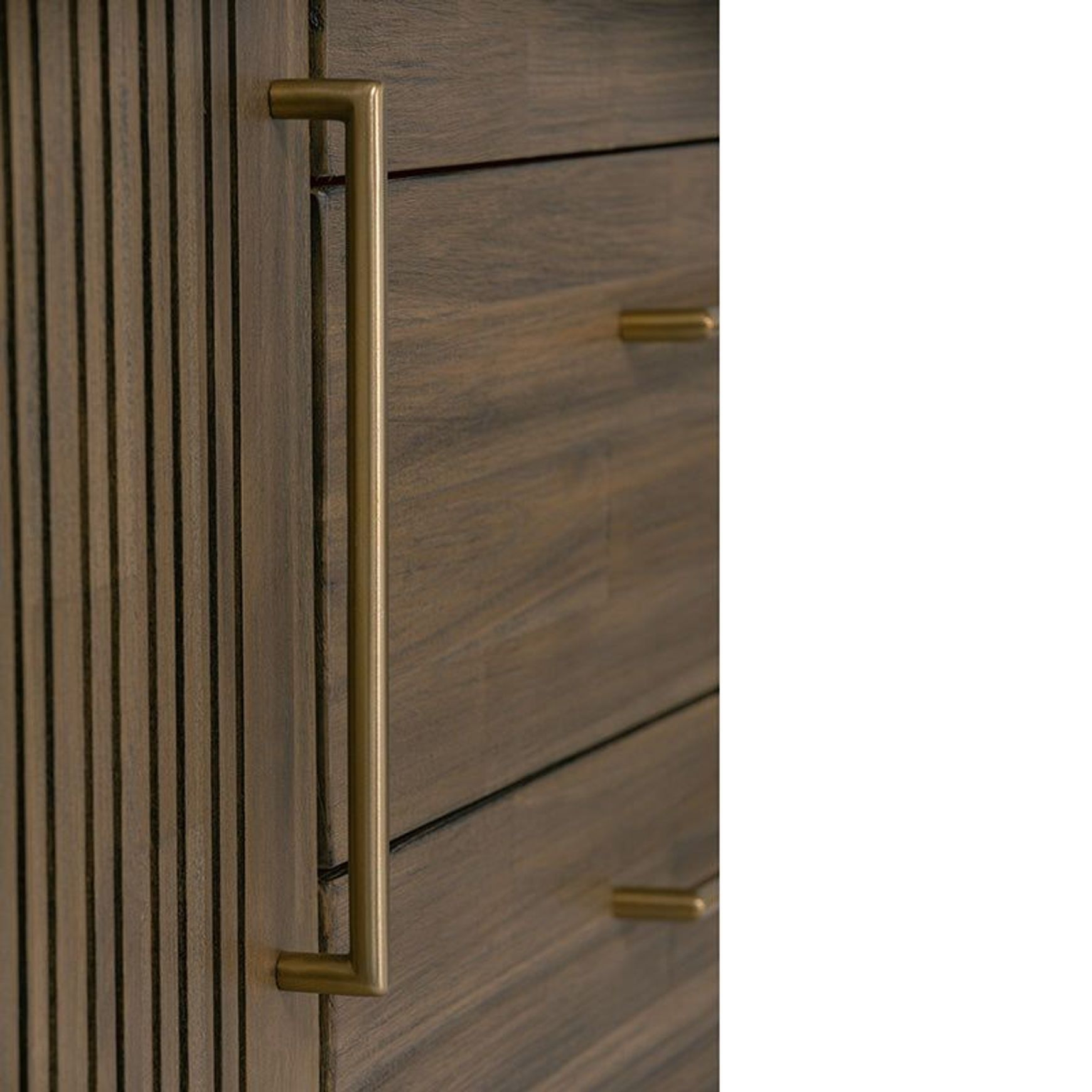 HAMILTON Sideboard Buffet Solid Acacia Wood 160cm - Toffee Colour