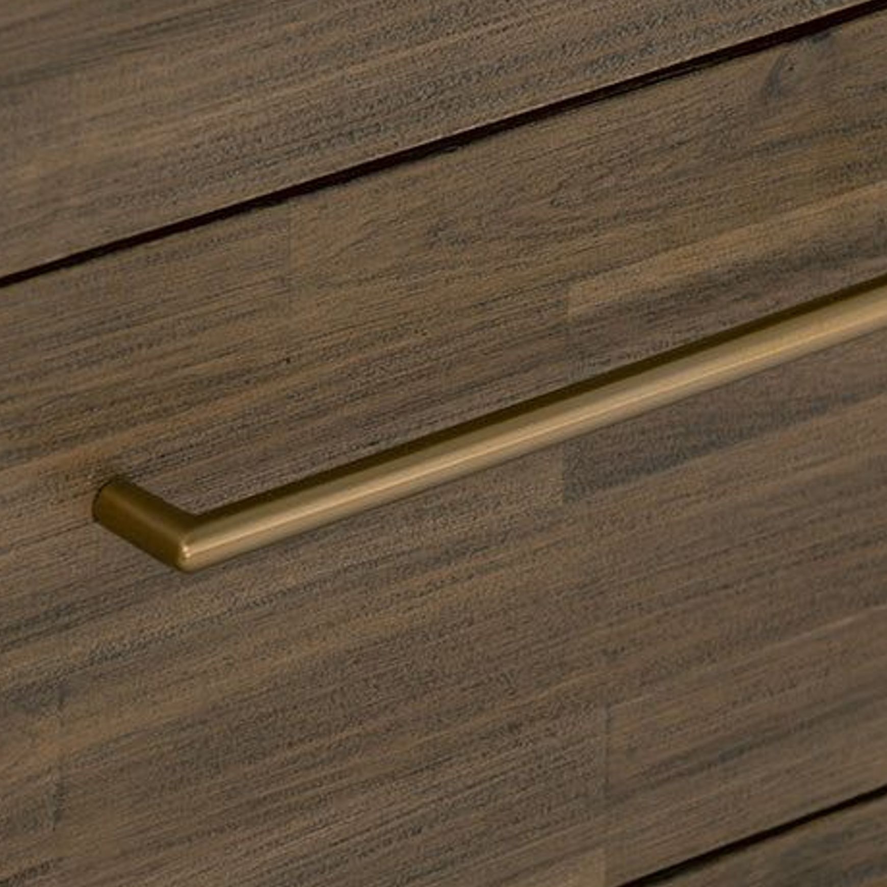 HAMILTON Sideboard Buffet Solid Acacia Wood 160cm - Toffee Colour