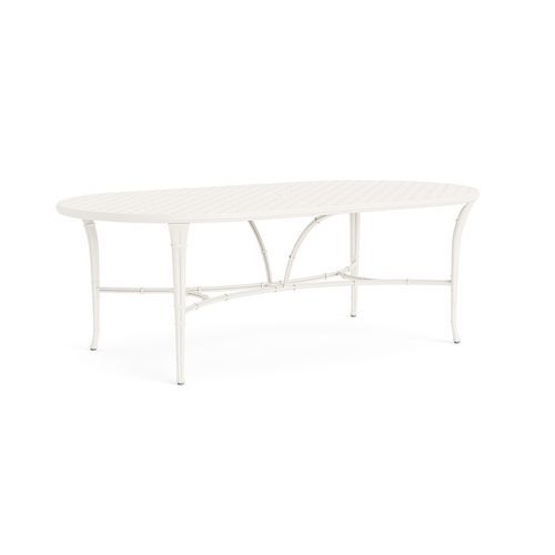 Calcutta 44" x 86" Oval Dining Umbrella Table