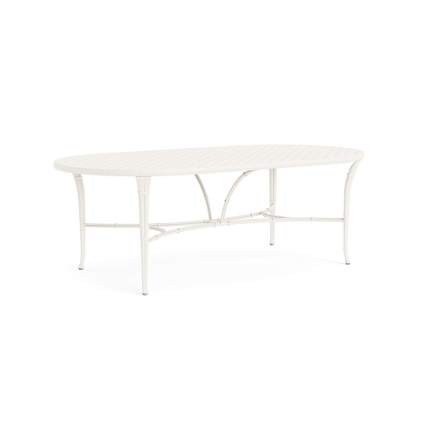 Calcutta 44" x 86" Oval Dining Umbrella Table