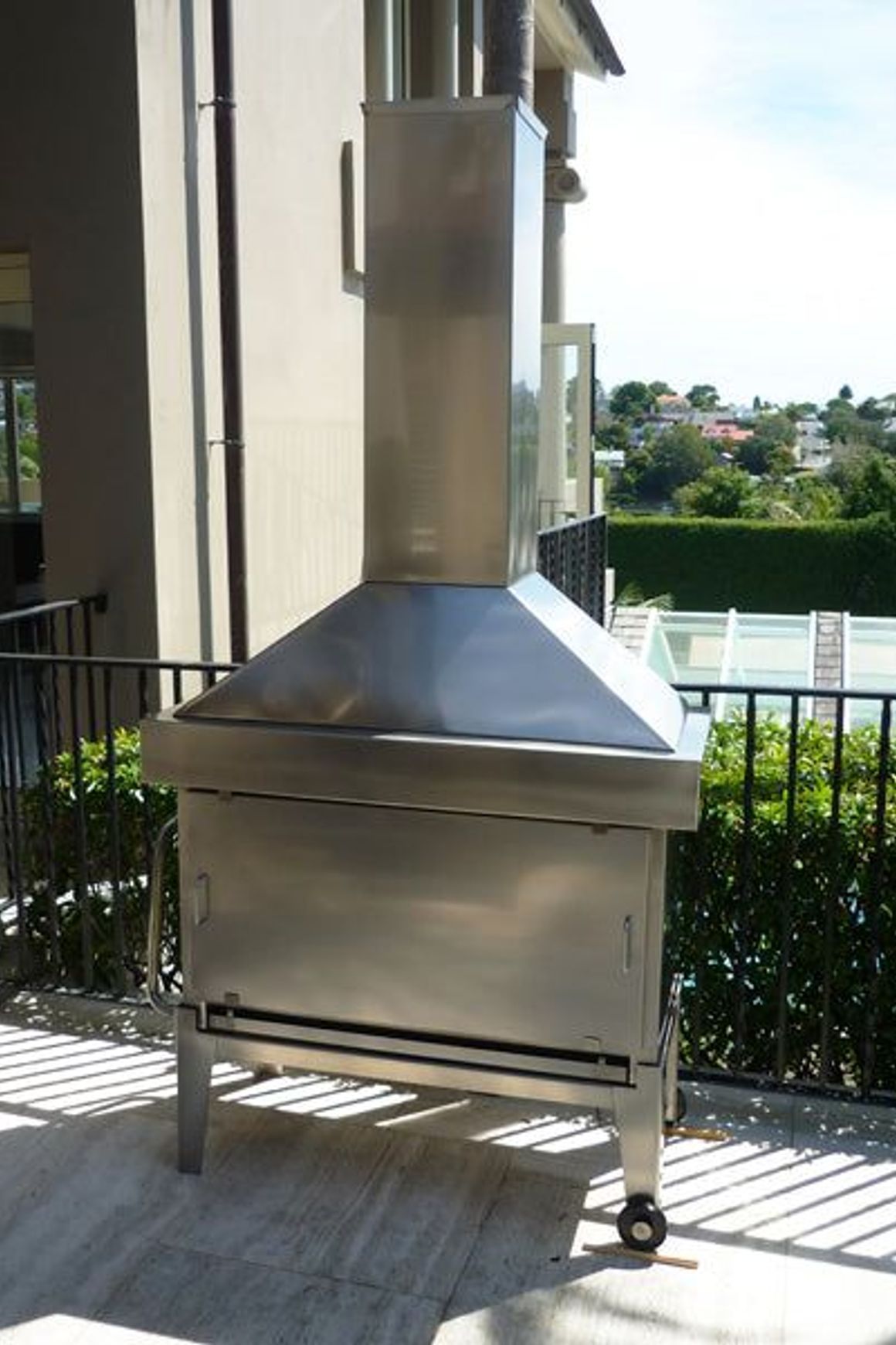 Custom 304 Stainless Fireplace