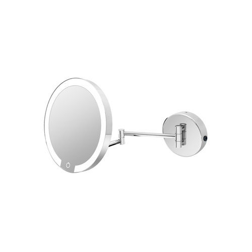 Chrome LED Magnify Mirror - Battery & USB