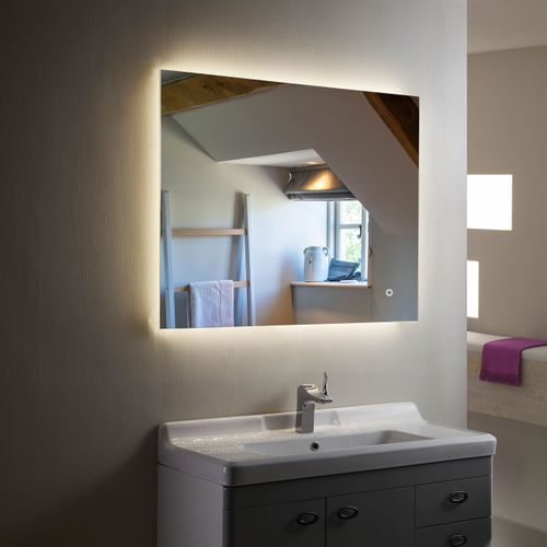 LED Back Light Polished Edge Mirror
