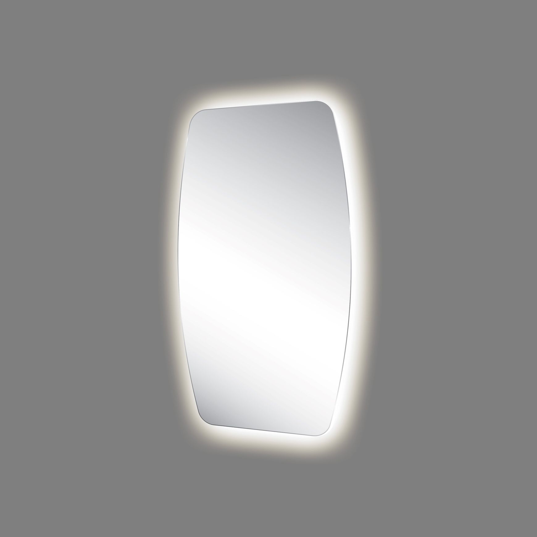 Asti LED Rounded Rectangle Mirror