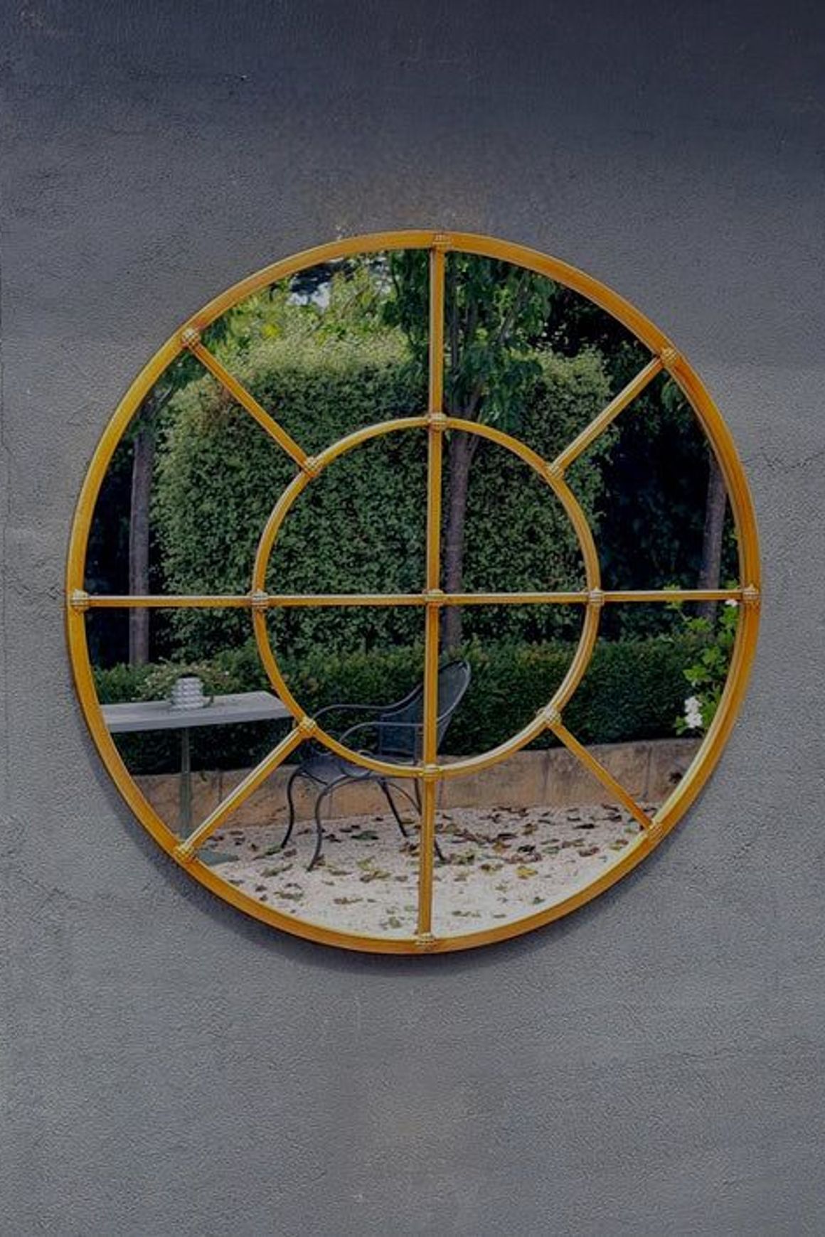 French Styled Round Mirror