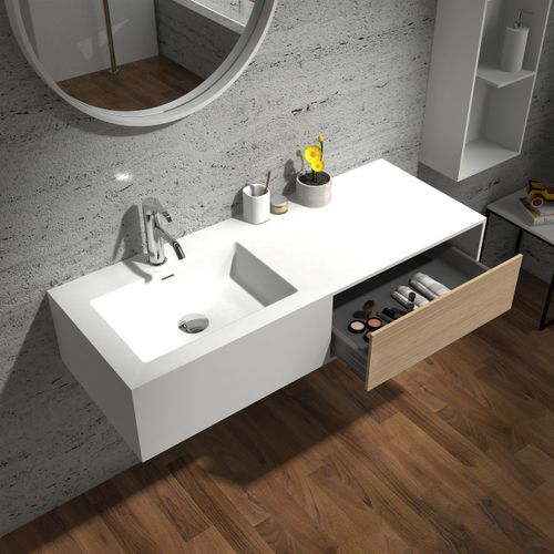 1200mm Wall Hung Solid Surface Vanity 1200mm G38483-3