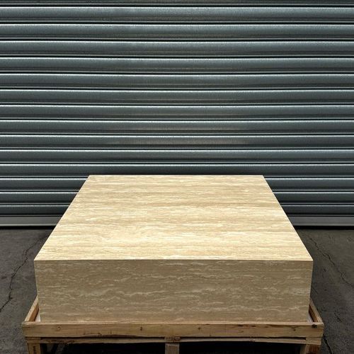 Square Coffee Table - Veincut Travertine | Natural Stone Co.