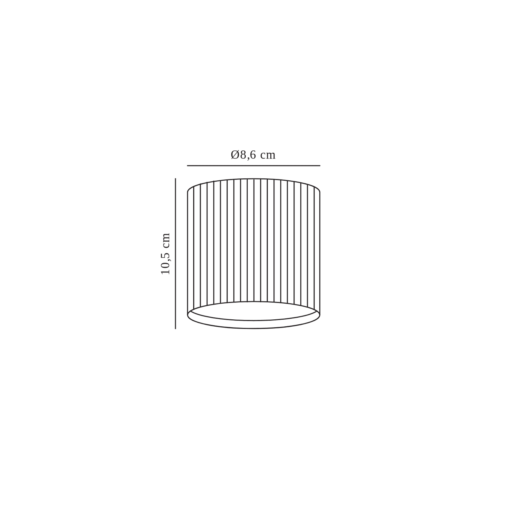 Kyklop Ripple Ceiling Light